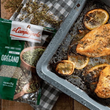 Pechugas con orégano