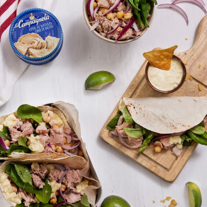 Tacos de atún